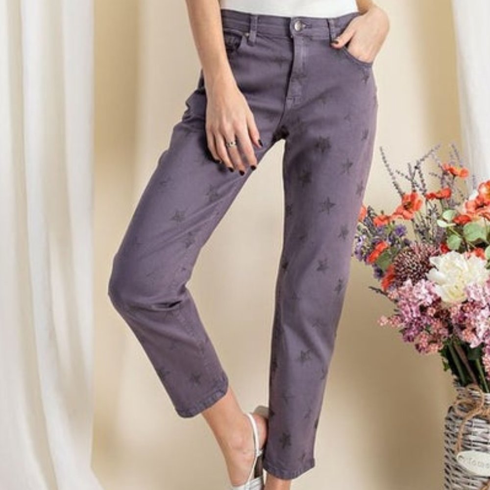 NINEXIS -DISTRESSED STRETCH TWILL WASHED CHINO PANTS